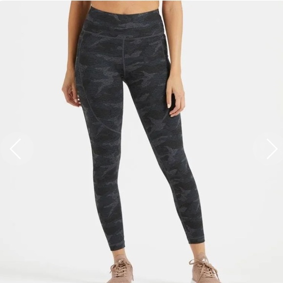 Vuori Elevation Camo Leggings Grey Small - Picture 1 of 9